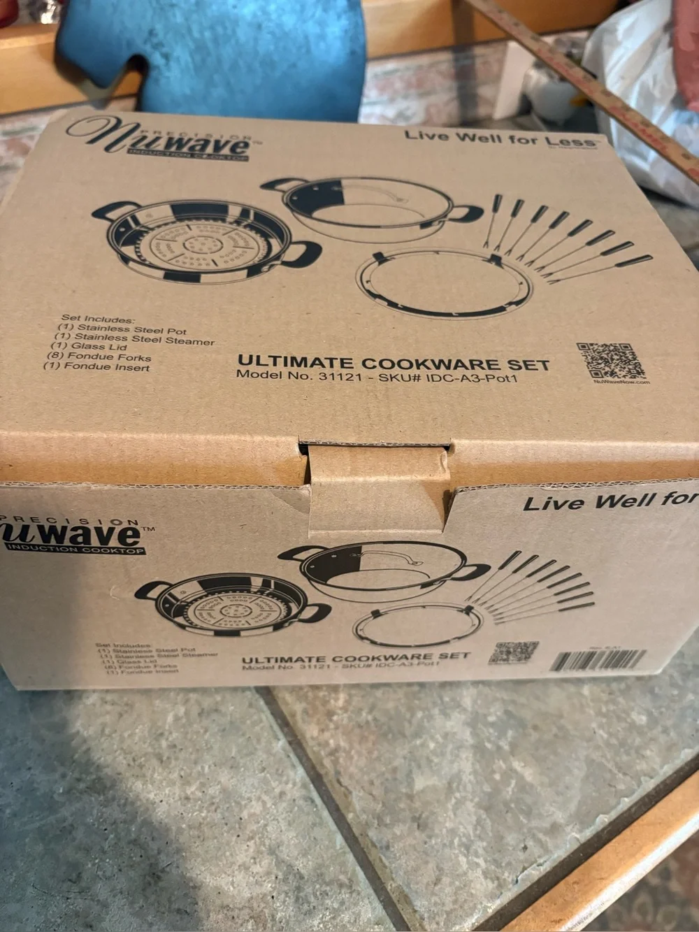 Precision Nuwave induction cooktop ultimate cookware set